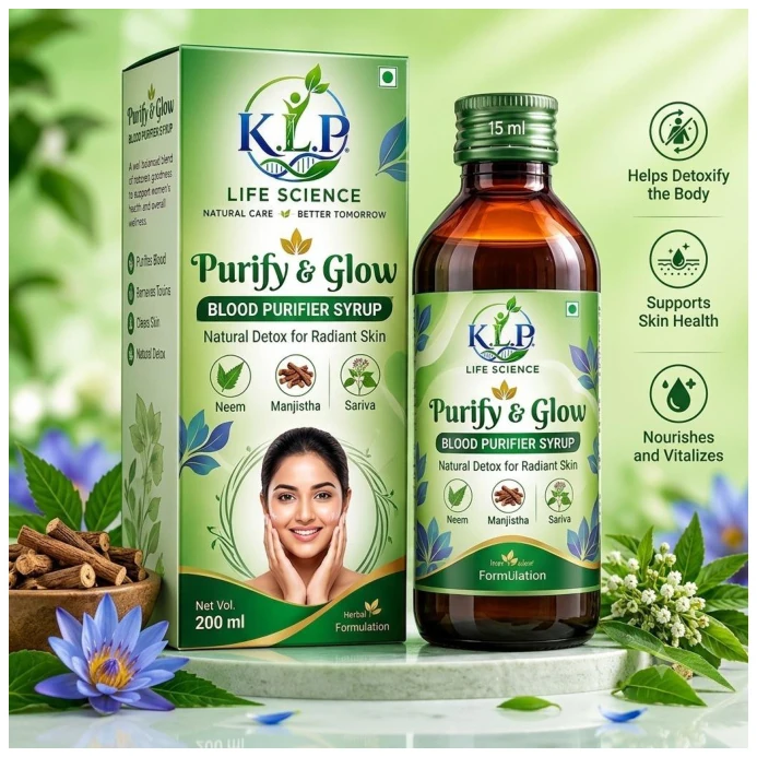 K.L.P Purify & Glow Blood Purifier Syrup — 200 ml